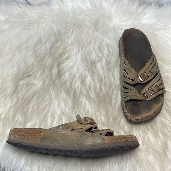 Birkenstock Granada Oiled Leather‎ Strappy Sandals Sz 40/9-9.5